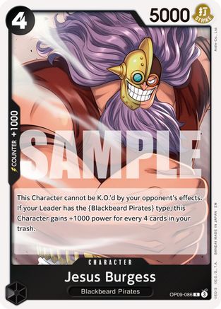Jesus Burgess (Reprint) [Premium Booster -The Best- Vol. 2] Rare