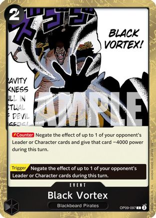 Black Vortex (Pirate Foil) [Premium Booster -The Best- Vol. 2] Common
