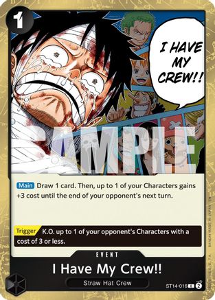 I Have My Crew!! (Pirate Foil) [Premium Booster -The Best- Vol. 2] Common