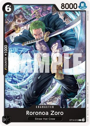 Roronoa Zoro - ST13-013 (Reprint) [Premium Booster -The Best- Vol. 2] Common