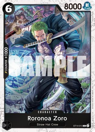 Roronoa Zoro - ST14-013 (Pirate Foil) [Premium Booster -The Best- Vol. 2] Common