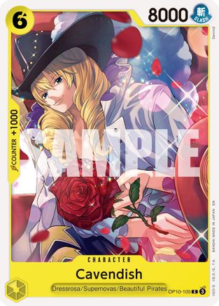 Cavendish - OP10-105 (Reprint) [Premium Booster -The Best- Vol. 2] Common