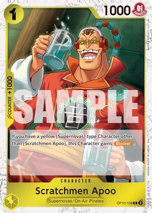 Scratchmen Apoo - OP10-108 (Pirate Foil) [Premium Booster -The Best- Vol. 2] Common
