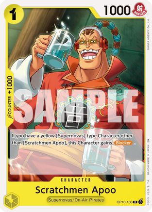 Scratchmen Apoo - OP10-108 (Reprint) [Premium Booster -The Best- Vol. 2] Common