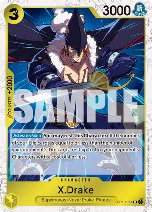 X.Drake (Pirate Foil) [Premium Booster -The Best- Vol. 2] Uncommon