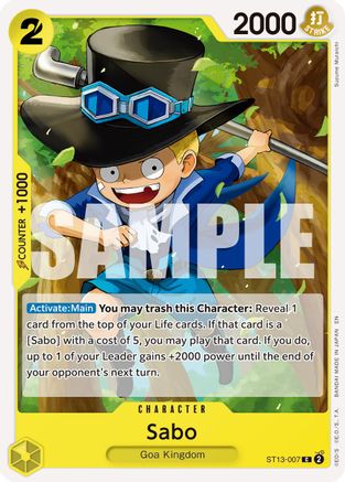 Sabo - ST13-007 (Reprint) [Premium Booster -The Best- Vol. 2] Common