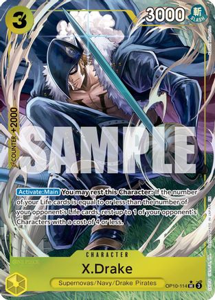 X.Drake (Alternate Art) [Premium Booster -The Best- Vol. 2] Uncommon