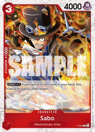 Sabo - P-044 (Pirate Foil) [Premium Booster -The Best- Vol. 2] Promo