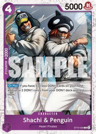 Shachi & Penguin (Pirate Foil) [Premium Booster -The Best- Vol. 2] Common