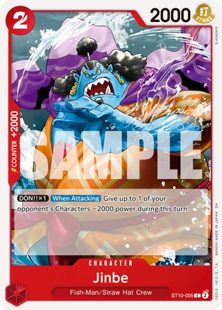 Jinbe - ST10-005 (Reprint) [Premium Booster -The Best- Vol. 2] Common