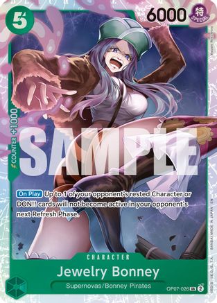 Jewelry Bonney - OP07-026 (Reprint) [Premium Booster -The Best- Vol. 2] Super Rare