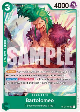 Bartolomeo (Reprint) [Premium Booster -The Best- Vol. 2] Uncommon