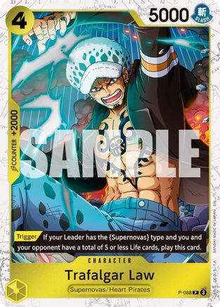 Trafalgar Law -  P-088 (Pirate Foil) [Premium Booster -The Best- Vol. 2] Promo