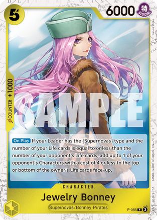 Jewelry Bonney - P-085 (Pirate Foil) [Premium Booster -The Best- Vol. 2] Promo