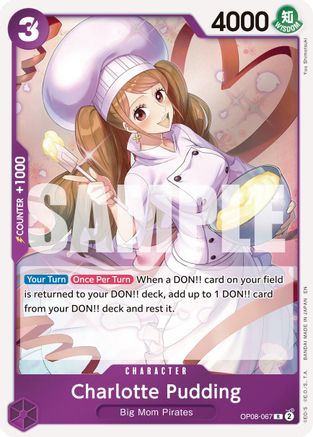 Charlotte Pudding - OP08-067 (Reprint) [Premium Booster -The Best- Vol. 2] Rare