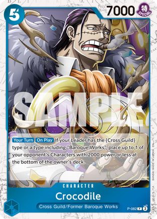 Crocodile - P-082 (Pirate Foil) [Premium Booster -The Best- Vol. 2] Promo