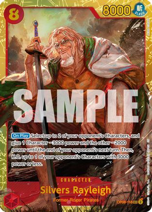 Silvers Rayleigh - OP08-118 (Reprint) [Premium Booster -The Best- Vol. 2] Secret Rare