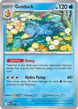 Golduck 008 [ME Mega Evolution Promo] (Holofoil)