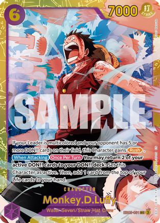 Monkey.D.Luffy - EB02-061 (Reprint) [Premium Booster -The Best- Vol. 2] Secret Rare