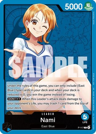 Nami - P-117 [One Piece Promotion Cards] Promo