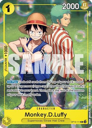 Monkey.D.Luffy (Learn Together Deck Set - Set Sail Event) [One Piece Promotion Cards] Rare