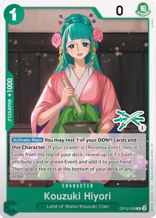 Kouzuki Hiyori (Zoro Deck) [Learn Together Deck Set] Rare