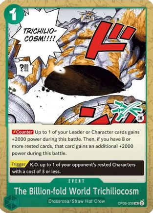 The Billion-fold World Trichiliocosm (Zoro Deck) [Learn Together Deck Set] Uncommon