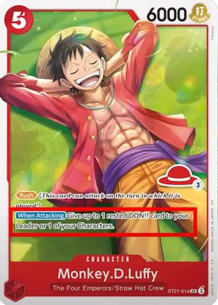 Monkey.D.Luffy - ST21-014 (Luffy Deck) [Learn Together Deck Set] Super Rare