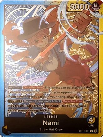Nami - OP11-041 (Nami Deck) [Learn Together Deck Set] Leader