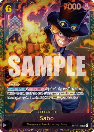 Sabo (Store Treasure Cup 2025) [One Piece Promotion Cards] Secret Rare