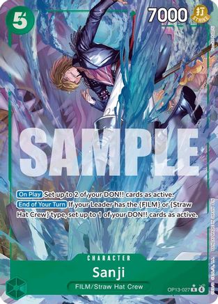 Sanji (Alternate Art) [Carrying On His Will] Rare