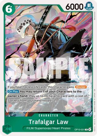 Trafalgar Law [Carrying On His Will] Rare