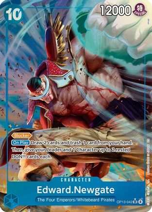 Edward.Newgate (Alternate Art) [Carrying On His Will] Super Rare