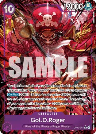 Gol.D.Roger (064) (Alternate Art) [Carrying On His Will] Super Rare