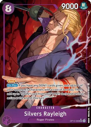 Silvers Rayleigh (Alternate Art) [Carrying On His Will] Super Rare