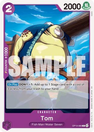 Tom [Carrying On His Will] Common