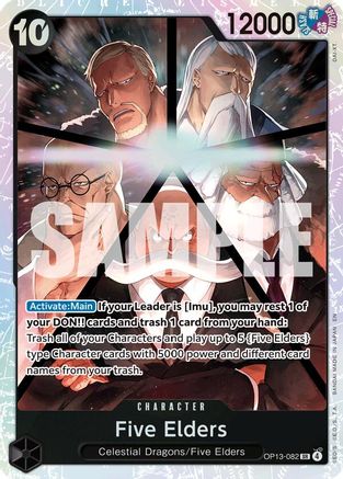 Five Elders [Carrying On His Will] Super Rare