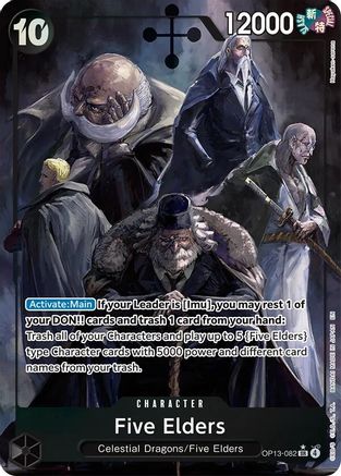 Five Elders (Alternate Art) [Carrying On His Will] Super Rare