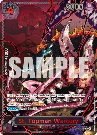 St. Topman Warcury (Parallel) [Carrying On His Will] Rare