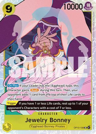 Jewelry Bonney (108) [Carrying On His Will] Super Rare