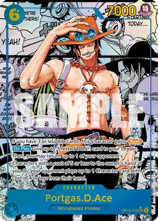 Portgas.D.Ace (119) (Manga) [Carrying On His Will] Secret Rare