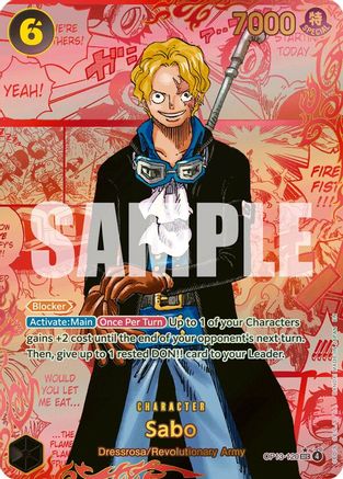 Sabo (120) (3rd Anniversary) [Carrying On His Will] Secret Rare