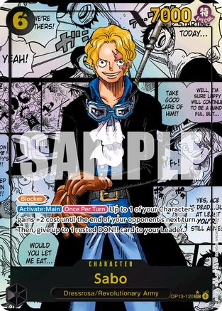 Sabo (120) (Manga) [Carrying On His Will] Secret Rare