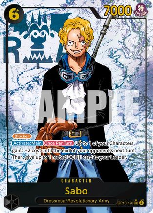 Sabo (120) (Parallel) [Carrying On His Will] Secret Rare