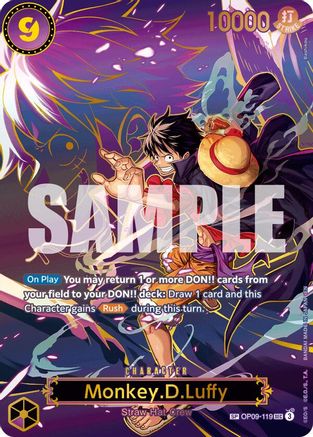 Monkey.D.Luffy - OP09-119 (SP) [Carrying On His Will] Secret Rare