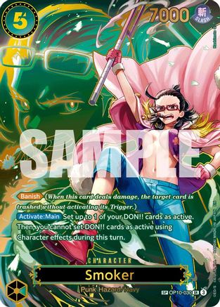 Smoker - OP10-030 (SP) [Carrying On His Will] Super Rare