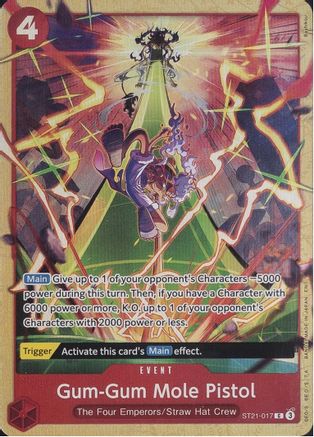 Gum-Gum Mole Pistol (Premium Card Collection -Best Selection Vol. 5-) [One Piece Promotion Cards] Common