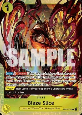 Blaze Slice (Premium Card Collection -Best Selection Vol. 5-) [One Piece Promotion Cards] Rare
