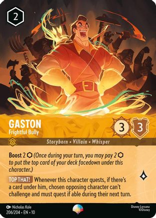 Gaston - Frightful Bully (Epic) (206/204) Whispers in the Well ()