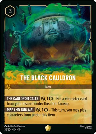 The Black Cauldron (32/204) Whispers in the Well (Cold Foil)